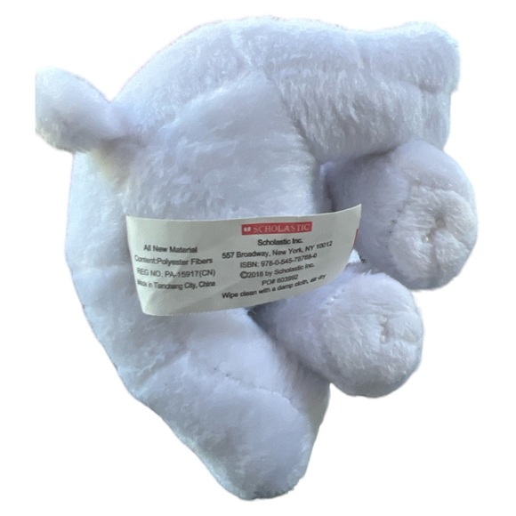Scholastic Polar Bear Plush Animal Babies White Small 6" Stuffed Toy - Picture 5 of 6